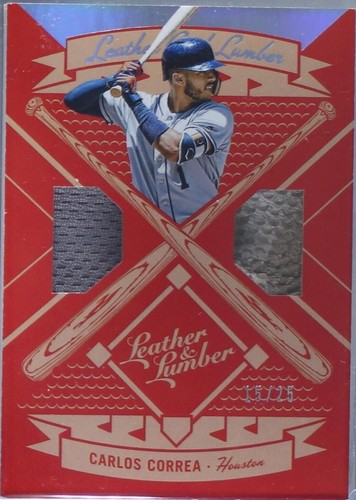2019 Panini Leather & Lumber - Carlos Correa #LLD-CC