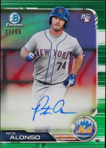 その他 Pete Alonso Bowman Topps MLB PSA PETE ALONSO 2018 Bowman Chrome Mega Box Prospects BCP137 PSA MINT