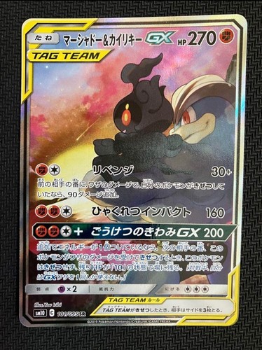 (25-02-079)【PSA10】マーシャドー＆カイリキーGX 101/095 晴れる屋2ネット買取】マーシャドー&カイリキーGX(SR){闘}〈100