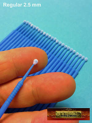 M01199-25 FS MOREZMORE 25 Regular 3 mm MicroBrush Micro Brush Applicator Mini