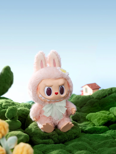 POP MART Lovely Pink Labubu MOKOKO Close to sweet 17cm
