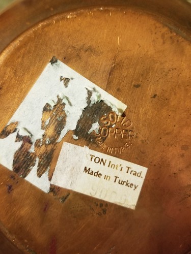 Solid Copper Pumpkin