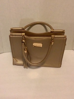Bebe Los Angeles Blush Medium Natalie Satchel 12.5'' L X 5.5'' W X 10.5'' H