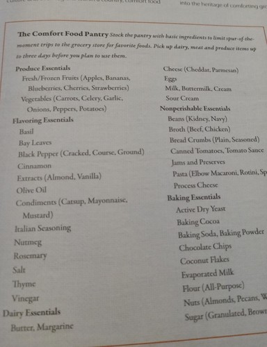 Seasons Comfort Foods 2009