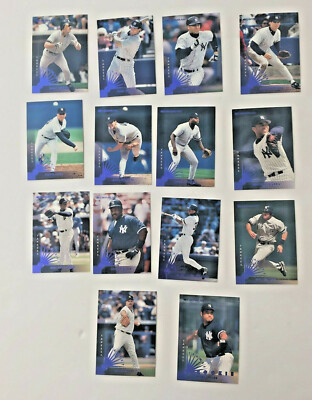 1997 Donruss Team Set NY Yankees 14 cards Jeter, Boggs, Rivera