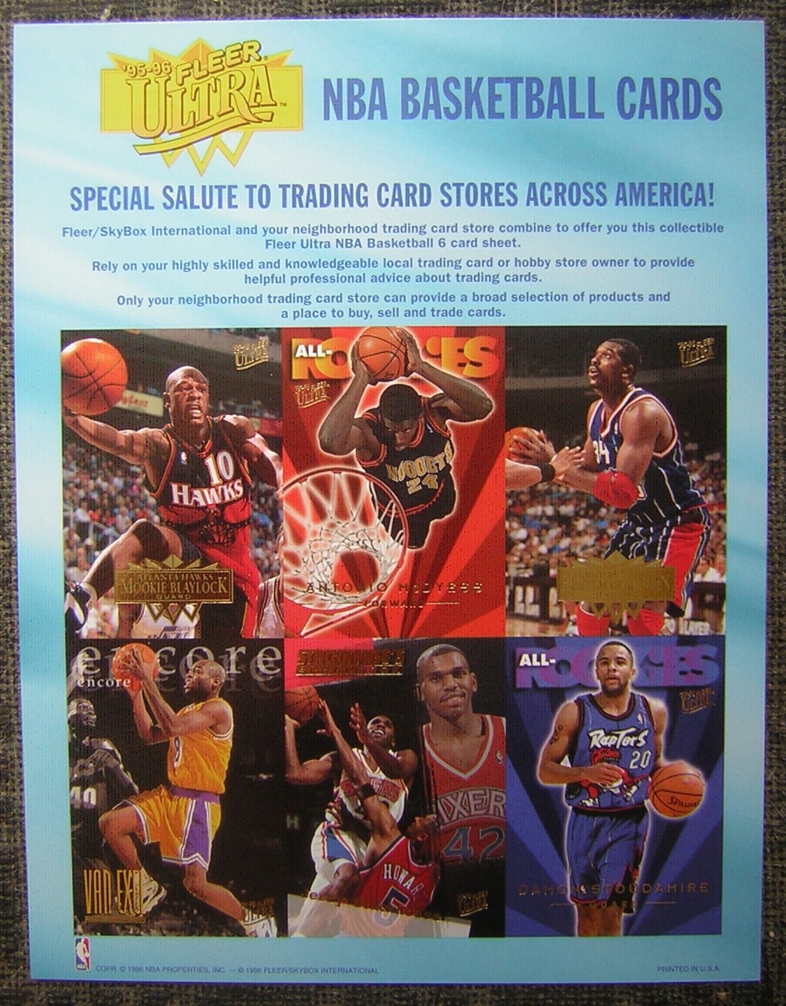 ＠NBA ブルズ vs ソニックス コメモラティブカード (UD 1996) Amazon.com: 1995-96 Upper Deck Collector's Choice You Crash
