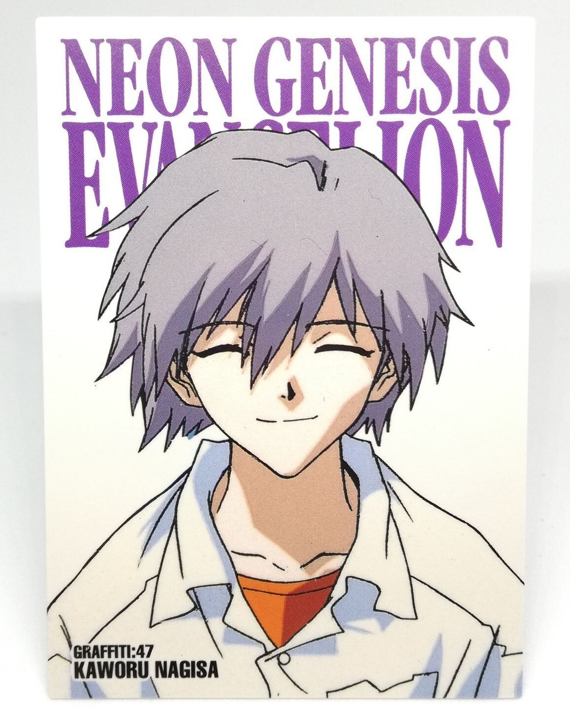 GR47 KAWORU NAGISA GRAFFITI Neon Genesis Evangelion card