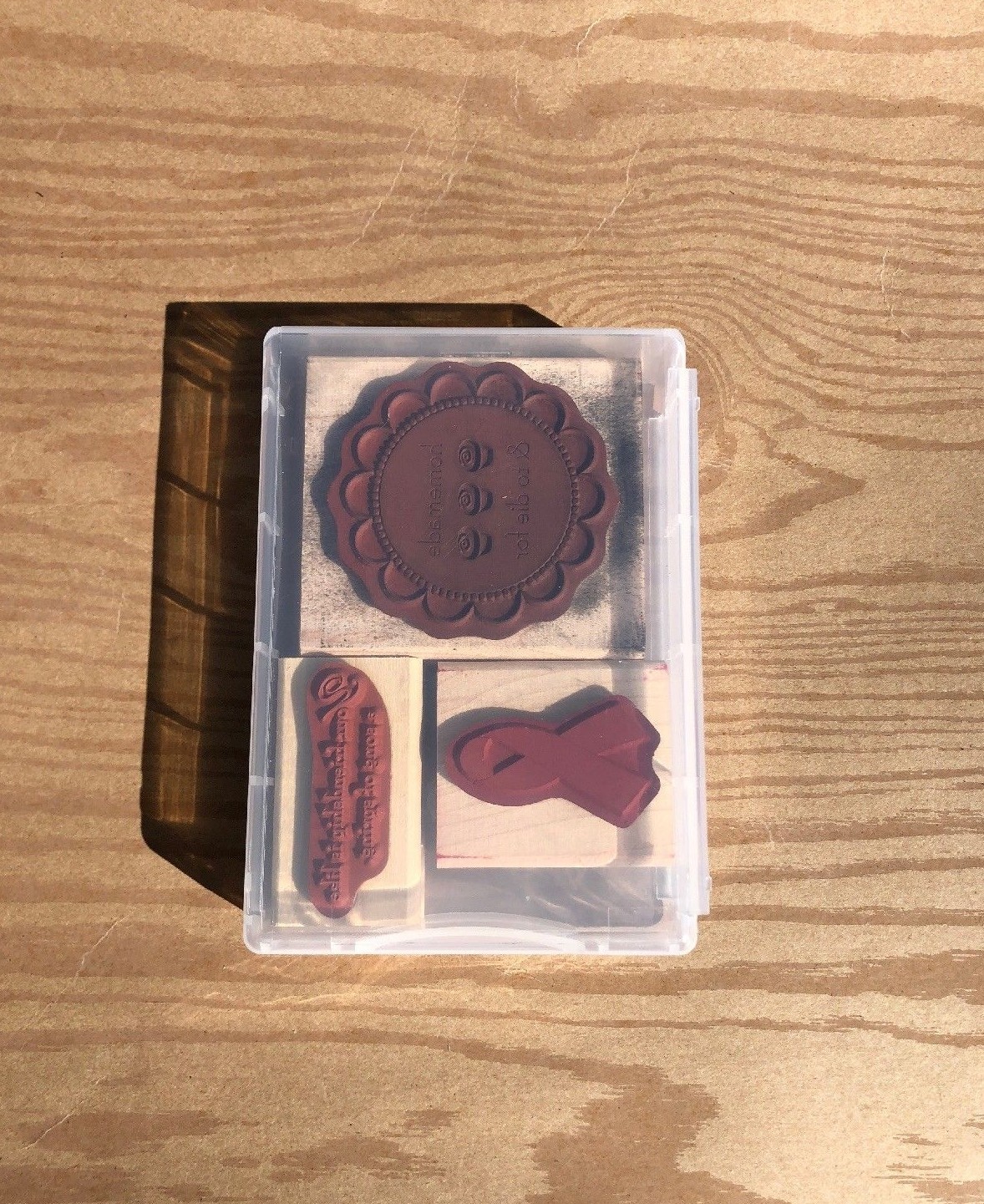 Stampin Up 3 STAMPS:HOMEMADE,RIBBON OF HOPE, FRIENDSHIP SONG OF SPRING+FREE card