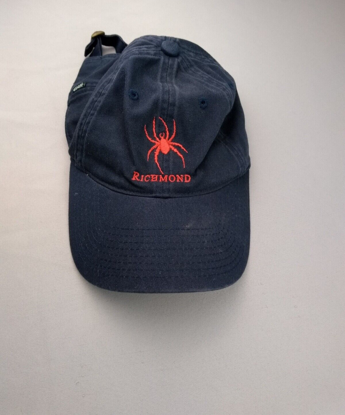 Adult Adjustable Navy Blue Red Spider Logo