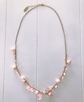 Xmiss Japan Women's Pink Crystal Necklace