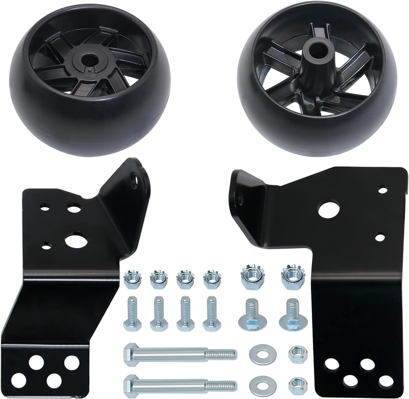 Mower Deck Gauge Wheel Bracket Kit 42 Inch for Husqvarna Craftsman Poulan