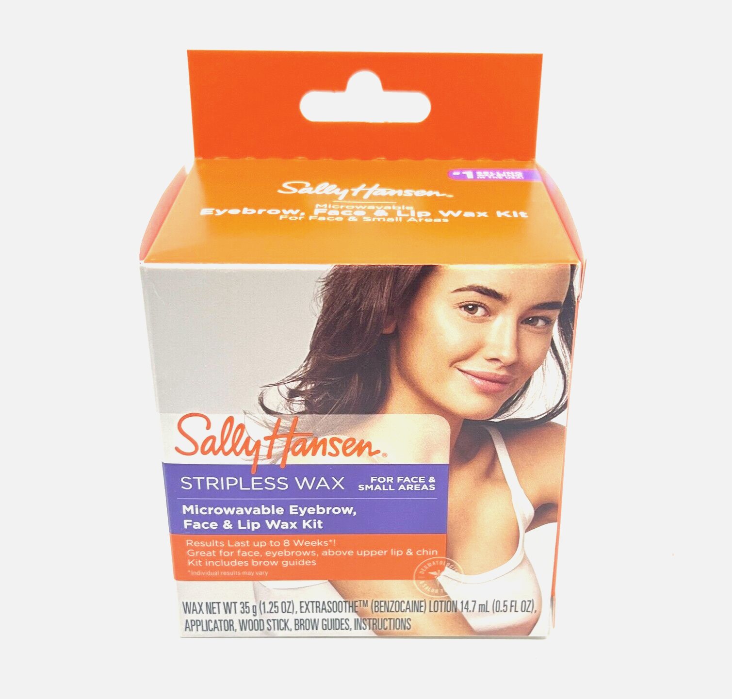 Sally Hansen Stripless Wax Microwavable Eyebrow, Face
