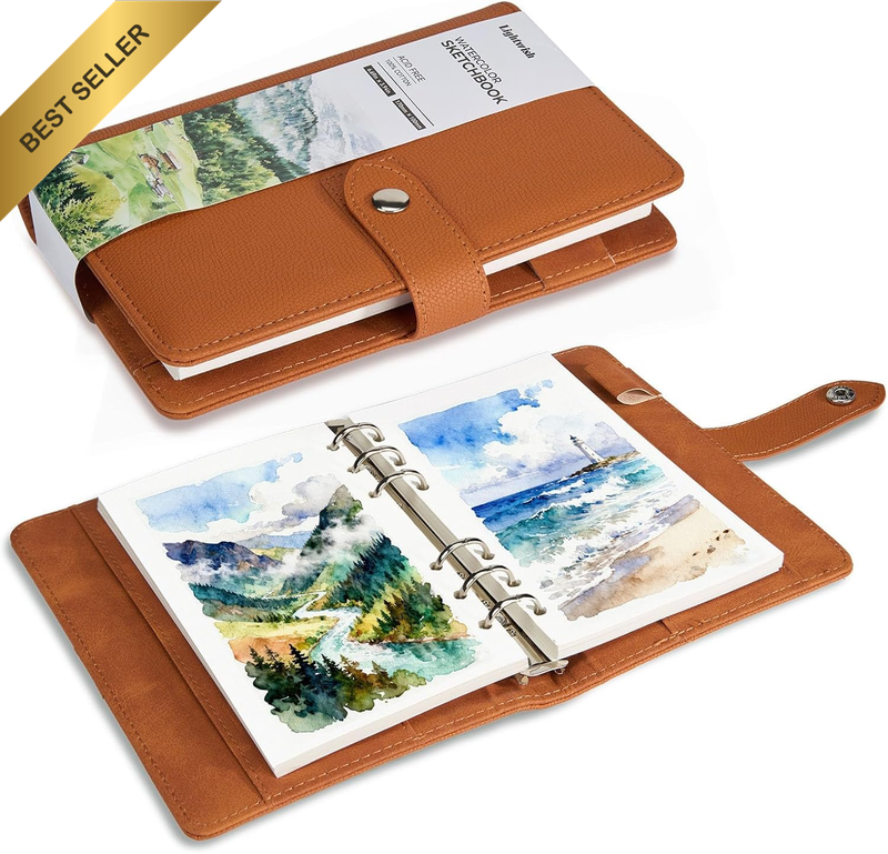 Watercolor Sketchbook Binder 6.7