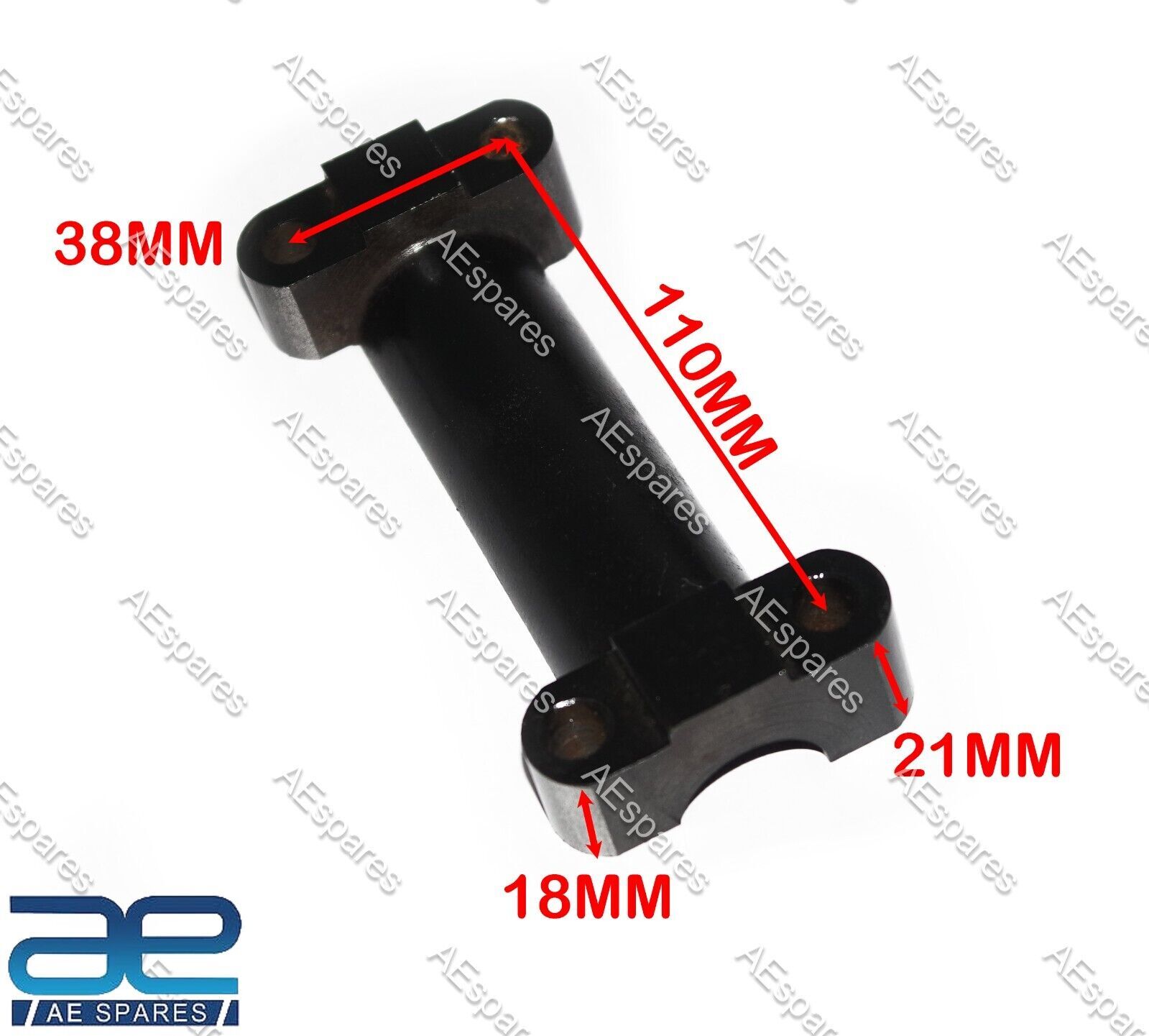For Royal Enfield Himalayan Handle Bar Top Raiser Steel Black Part No.890083  
