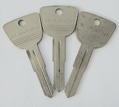HONDA Key Blank Uncut  2x HD98 / X195 and 1x HD91 X182 LOT of 3