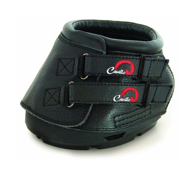 Cavallo Simple Hoof Boot for Horses, Size 2, Black Size 2 (2 Count)