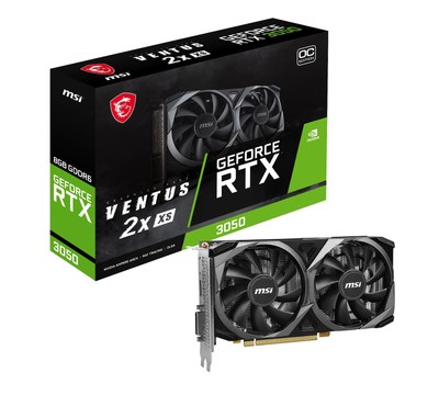 Gaming GeForce RTX 3050 8GB GDRR6 Boost Clock: 1807 MHz 128-Bit HDMI/DP PCIe 4 T