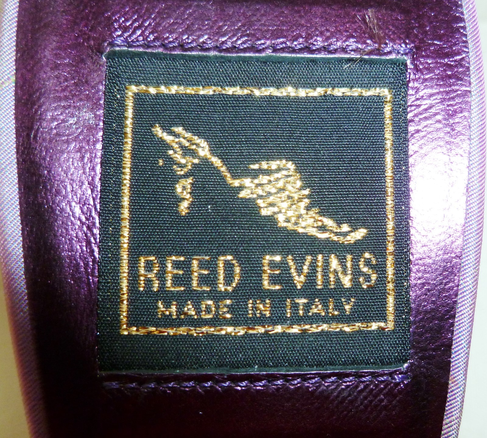 Reed Evins VERO CUOIO Light Purple Sandals Rhinestones Size 9-Italy-pre-owned