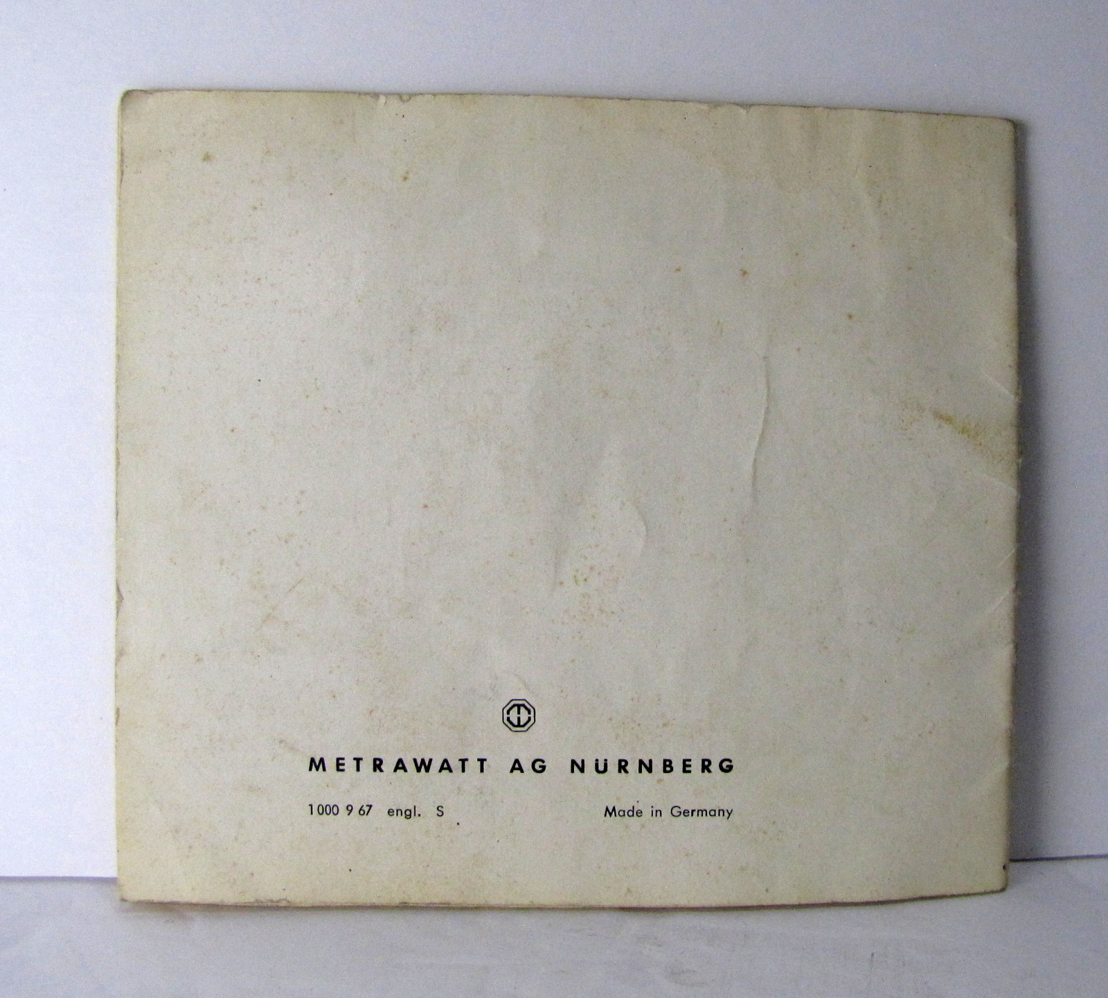 Vintage Instruction Book Manual for Leica Camera Meter-MR