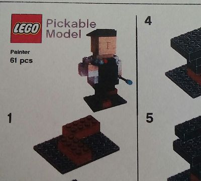 LEGO  Pick-a-brick Modell Maler Neu in OVP mit BA  pickable model Painter