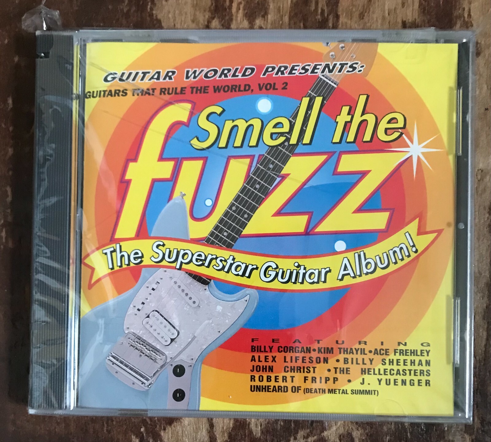 Smell The Fuzz Superstar Guitar Album Cut-Out CD Robert
