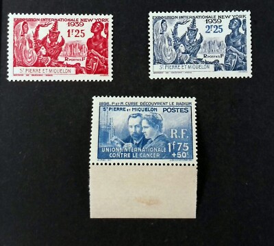 1938 International Anti-cancer Fund St Pierre et Miquelon   neuf* D12D