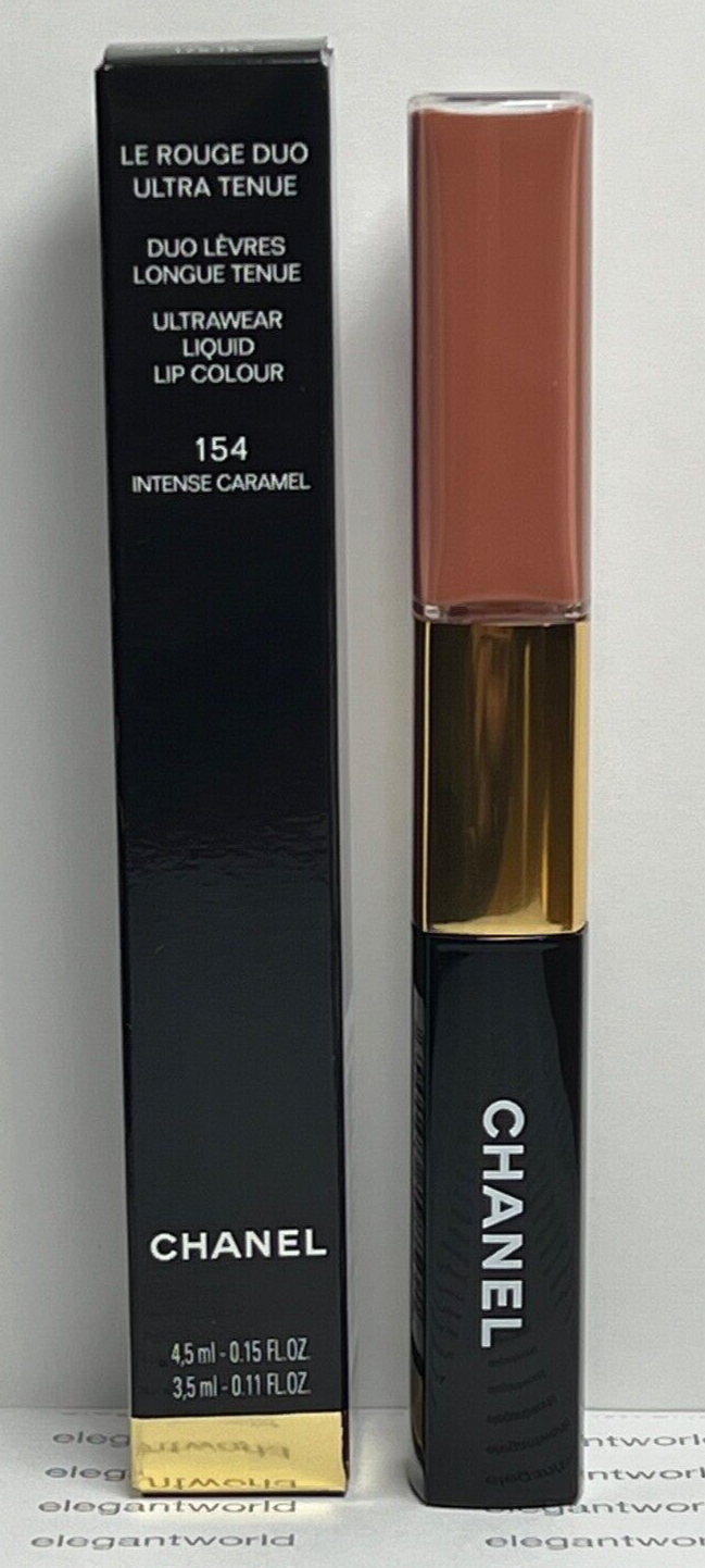 CHANEL新品未使用 LE ROUGE DUO ULTRA TENUE 154 CHANEL LE ROUGE DUO Colour #154 INTENSE CARAMEL ULTRA TENUE