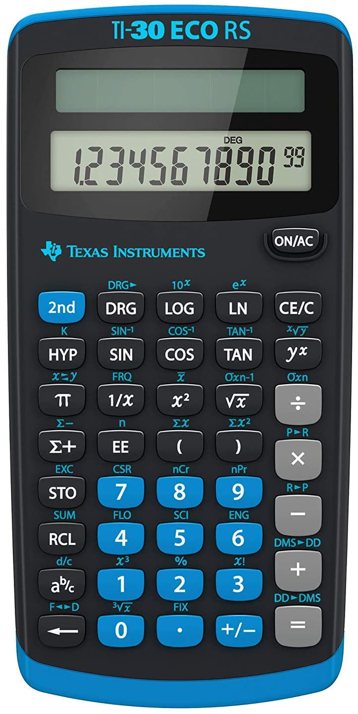 Texas Instruments TI 30 ECO RS Taschenrechner solarbetrieben Uni Schule Beruf