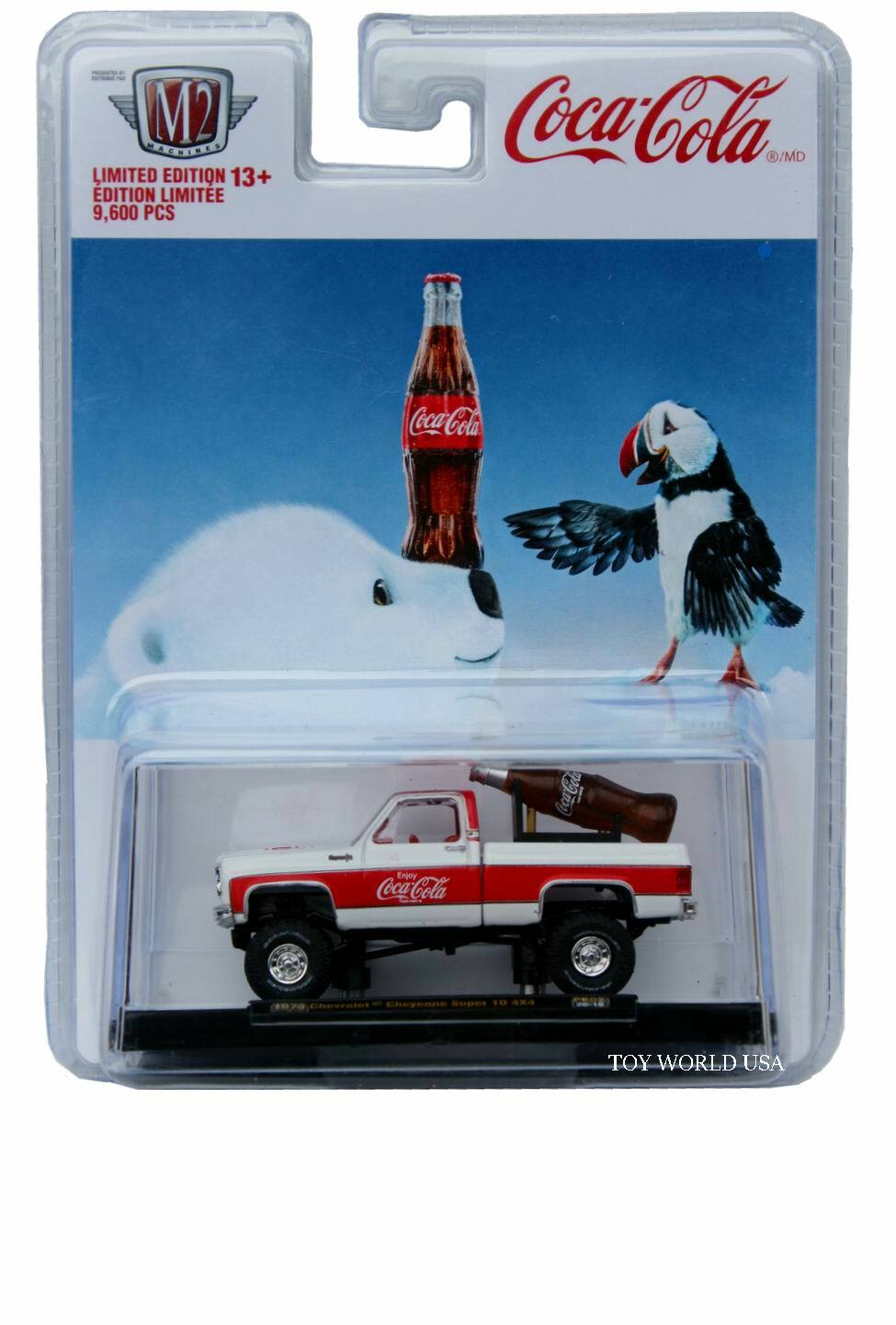 M2 Machines COCA-COLA 1973 Chevrolet Cheyenne Super 10 4x4