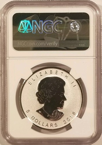 2018 Canada Reverse Proof Maple Leaf Edison Bulb Privy NGC PF69 .999 Fine Silver