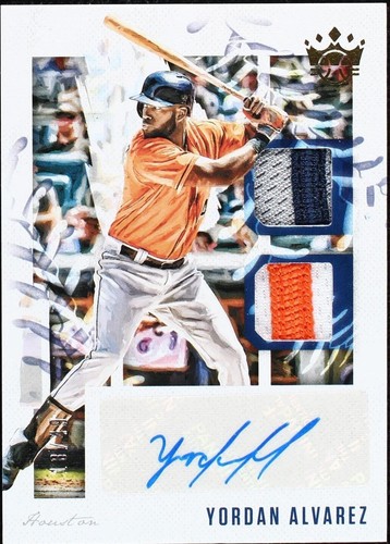 スポーツ選手 Yordan Alvarez RC Auto 2019 Topps Now Autographs Blue #667B Yordan Alvarez Astros