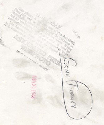 Vintage 1946 THE RAZOR's EDGE Candid 8x10 Original GENE TIERNEY Premiere ELEGANT