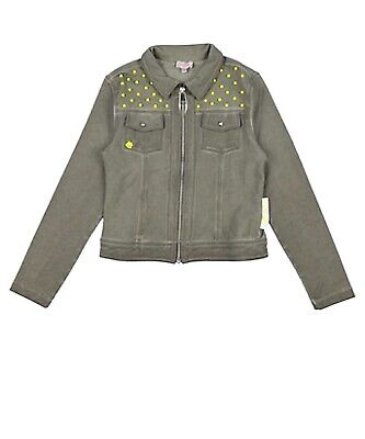 SO TWEE by MISS GRANT girls Military green Jacket size 42