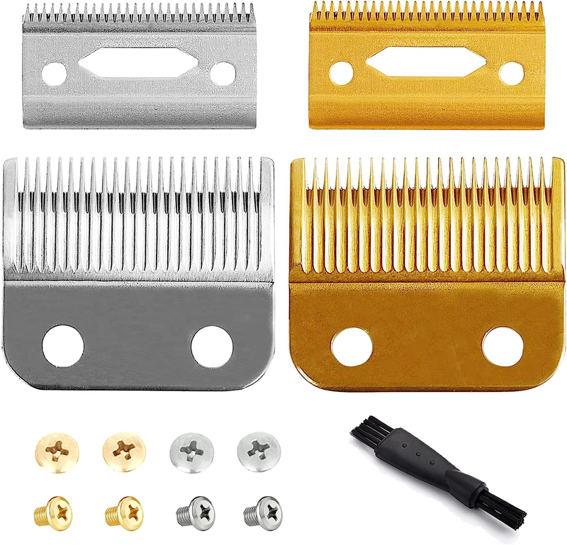 Blade for Wahl 5 Series Cordless Clippers 2 Hole Trimmer Parts Gold Silver 2Pack