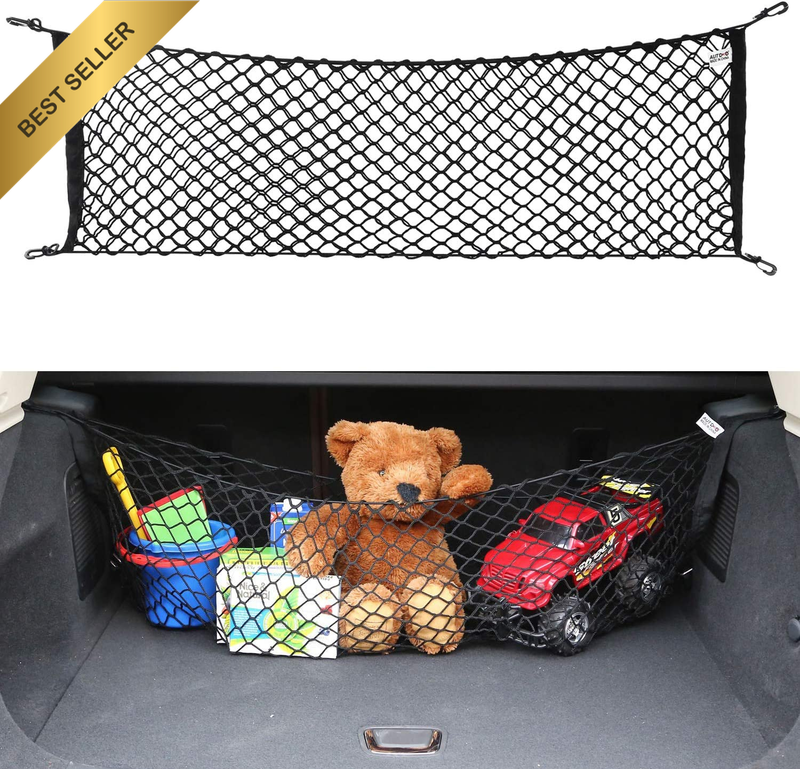 Car Cargo Net Boot Organizer Trunk Stretchable Truck Bed Net Organizer
