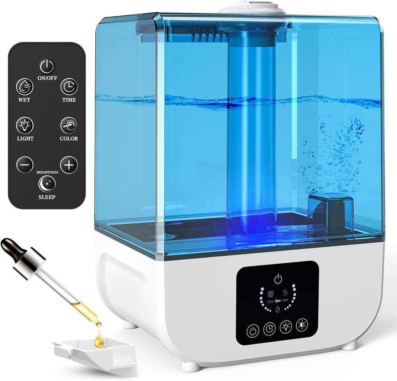 S,  5l Humidifiers For Bedroom Super Quiet, 3 Mist Levels Hu