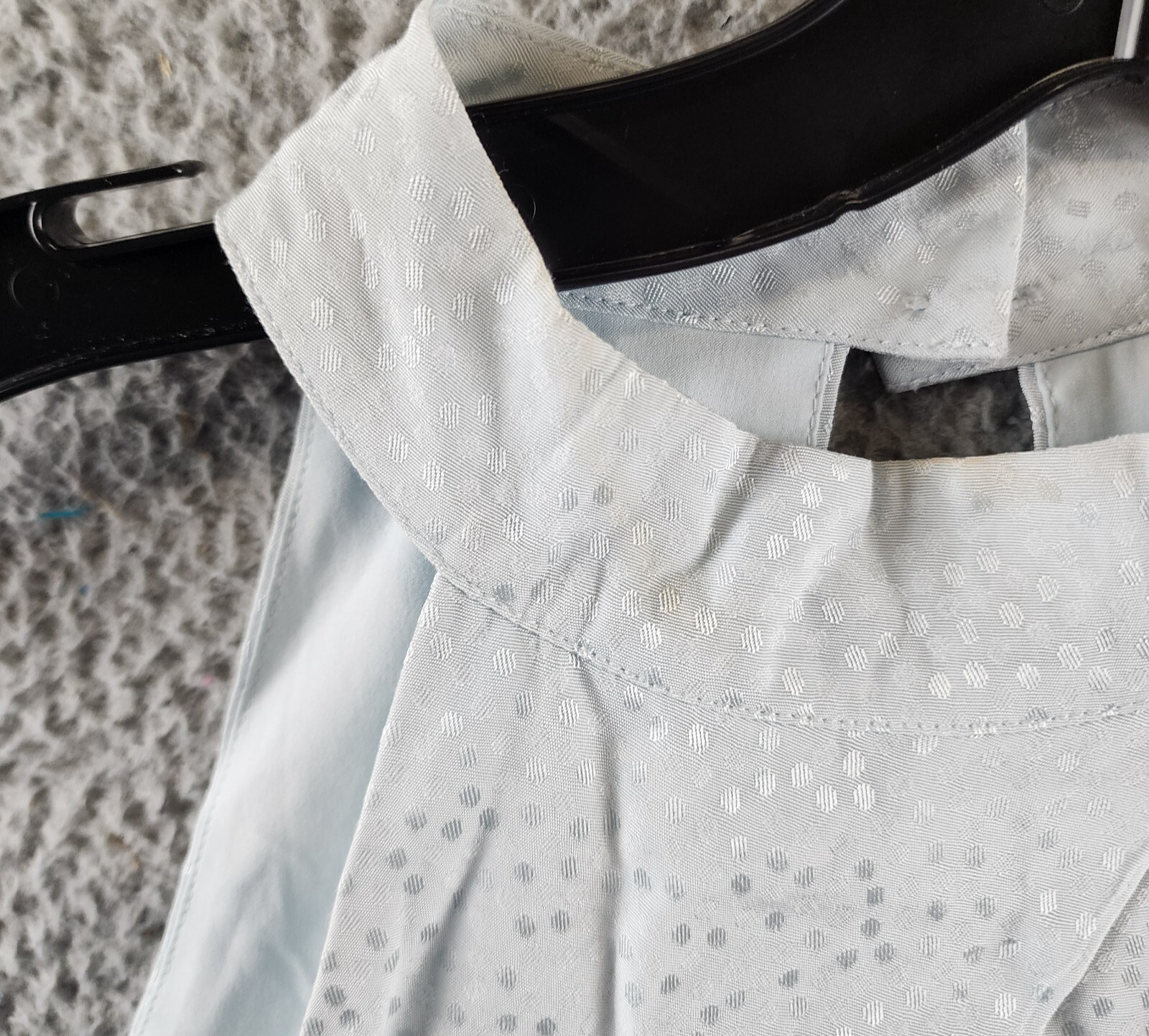 BCBGMAXAZRIA Halter Neck Sleeveless Overdraped Side Tie Top Women's M Blue - Picture 6 of 17