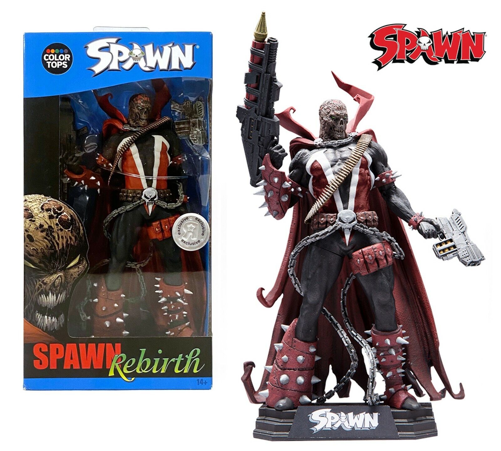 McFarlane Color Tops Hamburger Head Umasked Spawn Rebirth McFarlane Color Tops Hamburger Head Umasked Spawn Rebirth