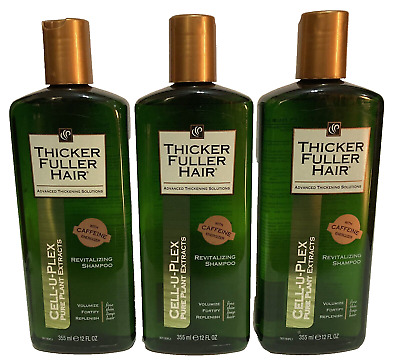 3 Thicker Fuller Hair CELL-U-PLEX Thickening Shampoo FREE SHIPPING Lot of 3