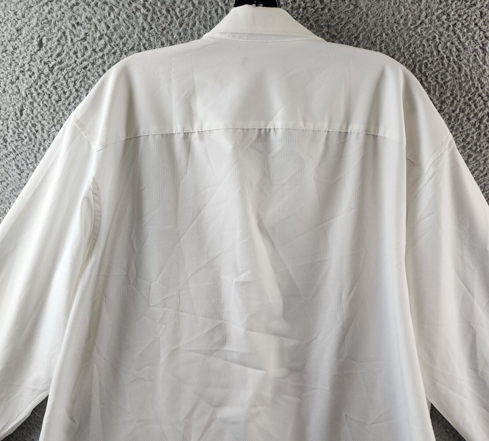 Alfani Regular Fit Travel Ready Dress Shirt Men's 32-33/16-16.5 Bright White~ - Picture 13 of 13