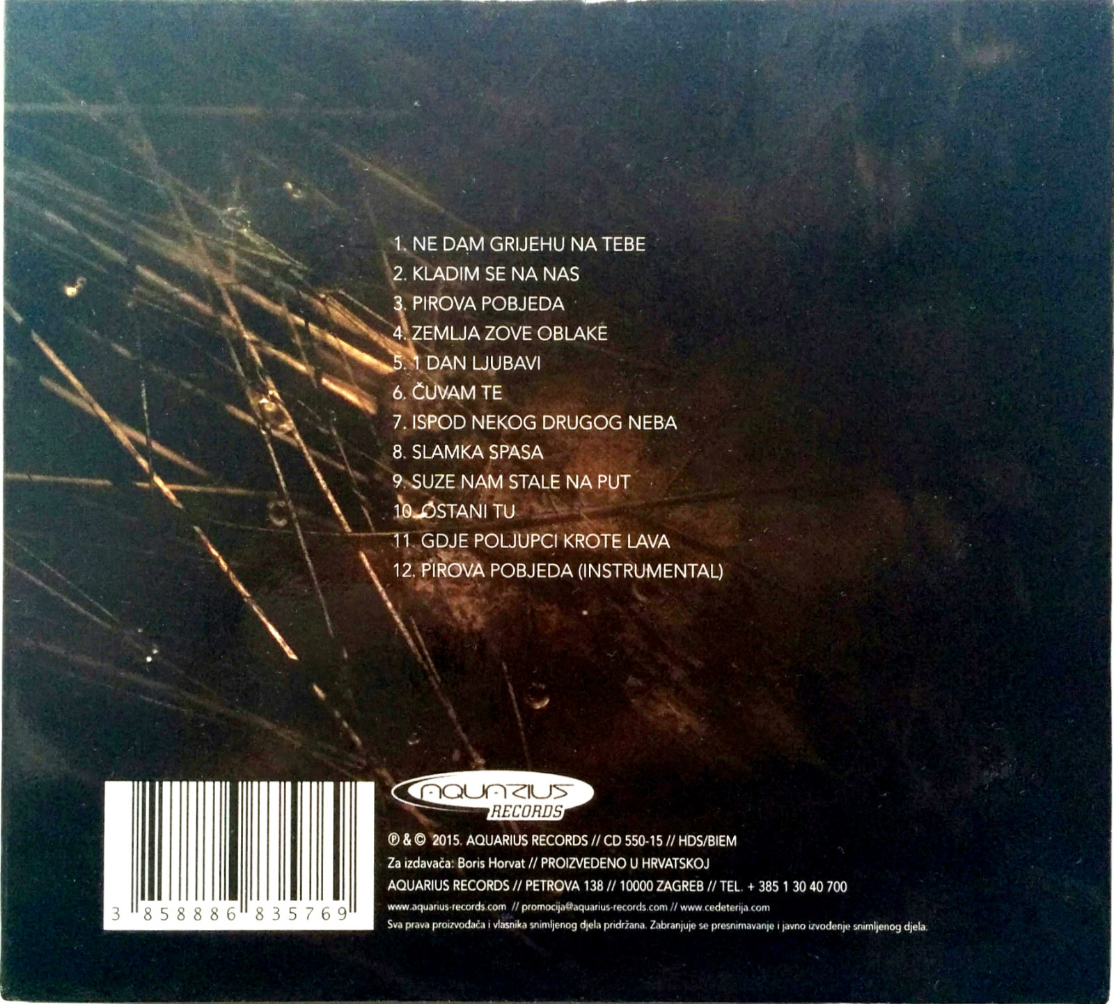 CD MASSIMO SAVIC - 1 DAN LJUBAVI  album 2015