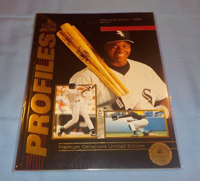 【 VIEW ON COLOUR 1st issue 1992 】 1992 Icon Sports Premiere Edition Series 1 Frank Thomas