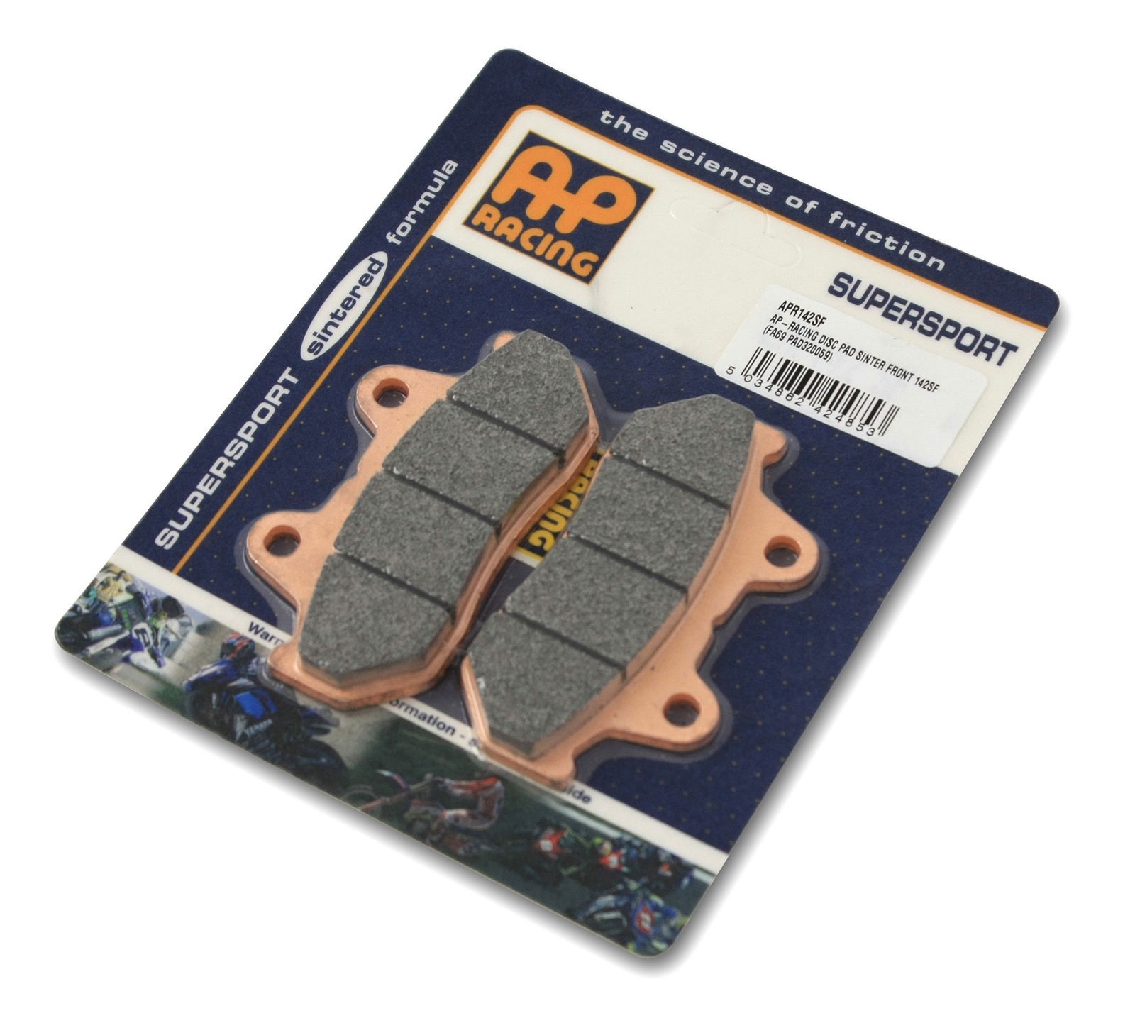 GSX-R 750 SRAD WV AP RACING SINTER FRONT BRAKE PADS  96-00