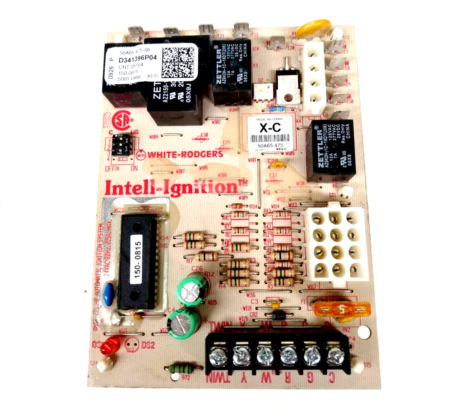 Control Board D341396p01 Clean & Tested Working