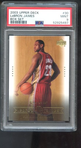 2003-04 Upper Deck Box Set #30 Lebron James ROOKIE RC PSA 9