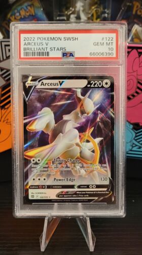 2022 Pokemon Sword and Shield Brilliant Stars 122 Arceus V 2022 Pokemon Sword and Shield Brilliant Stars 122 Arceus V
