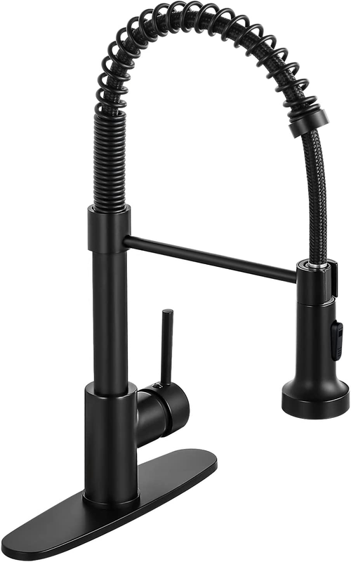 With Pull Down Sprayer, Faucet For Kitchen Sink
