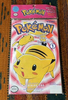 Electric Pikachu Boogaloo Comic Book NEW & SEALED 4 Pack Pokemon 1-4 Viz Comics