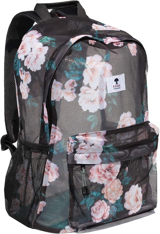 Semi-transparent Sackpack See Through Beach Bag Day
