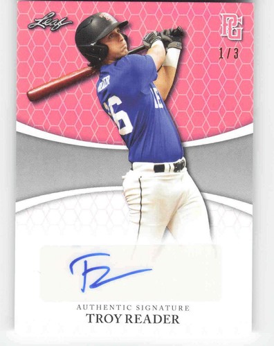 2022 Leaf Perfect Game National Showcase - Troy Reader #BA-TR2